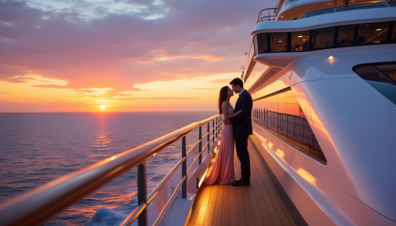 découvrez des croisières de luxe à deux, parfaites pour une escapade romantique inoubliable. profitez de paysages époustouflants, de services haut de gamme et d'une ambiance intimiste à bord. offrez-vous des souvenirs mémorables en couple.