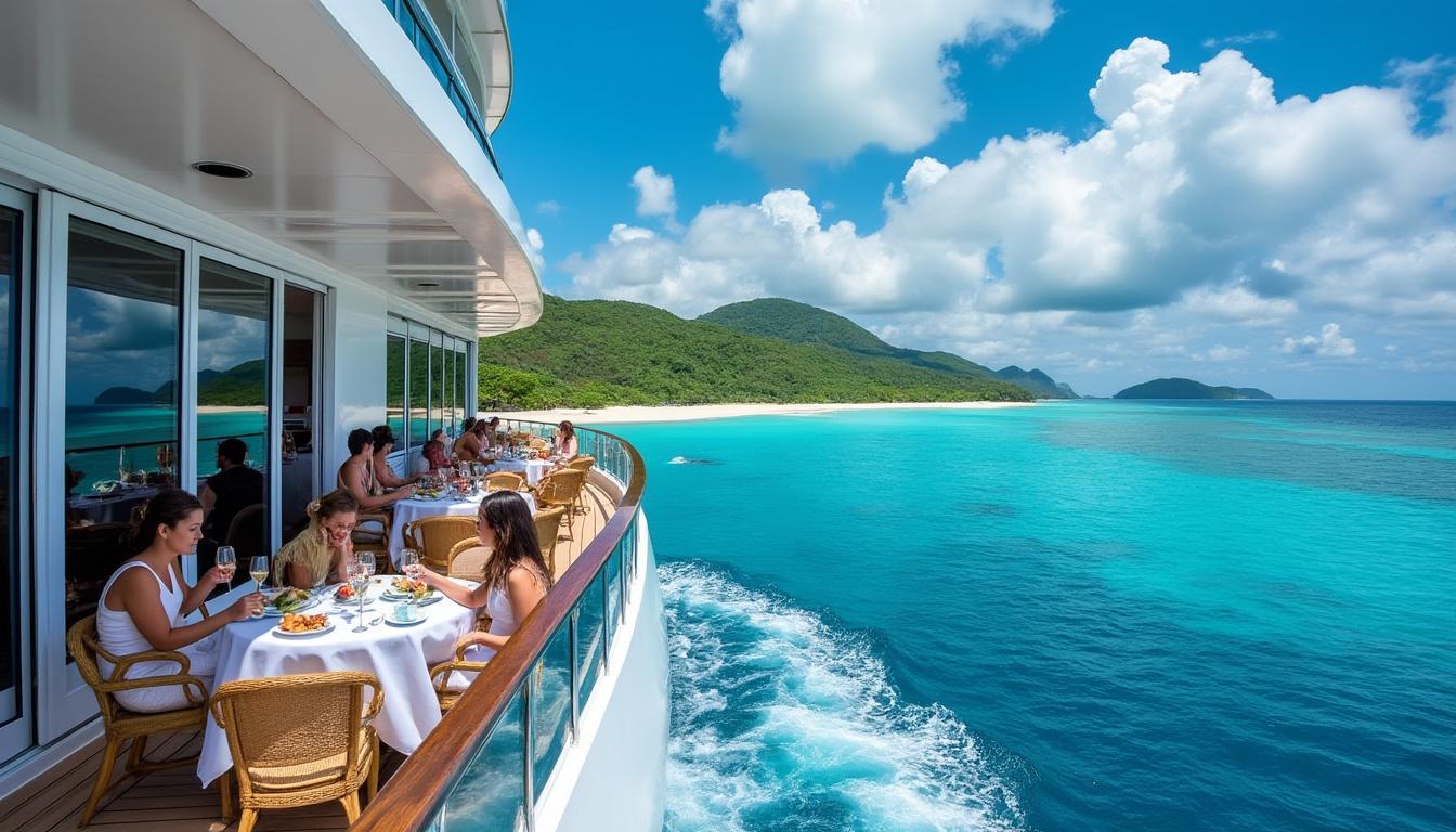 découvrez l'élégance des croisières de luxe aux caraïbes. profitez de paysages enchanteurs, de services haut de gamme et d'expériences inoubliables à bord de navires raffinés. évadez-vous vers des îles paradisiaques et vivez des moments d'exception en pleine mer.