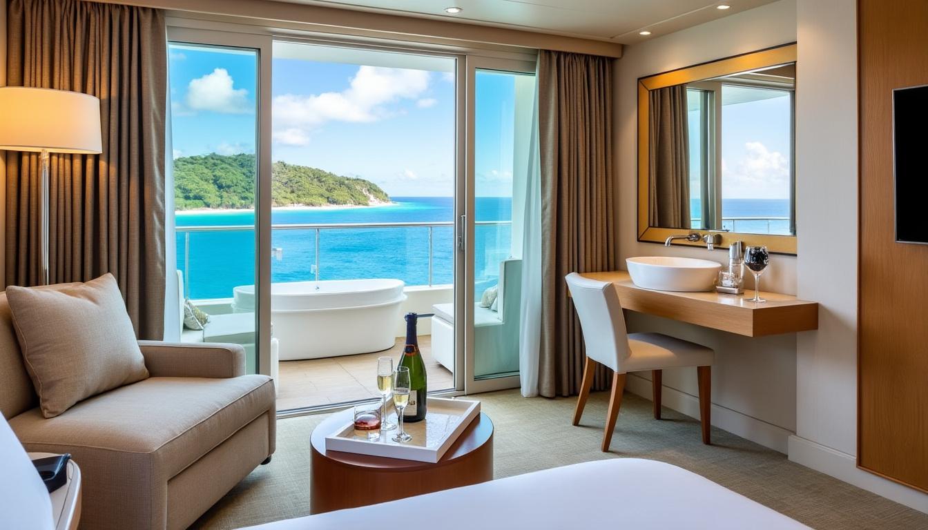 découvrez l'élégance et le raffinement des croisières de luxe aux caraïbes. naviguez entre des îles paradisiaques, profitez de services personnalisés et savourez une cuisine gastronomique à bord de navires haut de gamme. vivez une expérience inoubliable au cœur des eaux turquoise et des plages de sable fin.